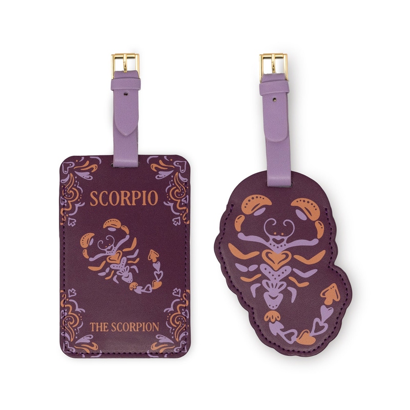 Leatherette Luggage Tag Set of 2