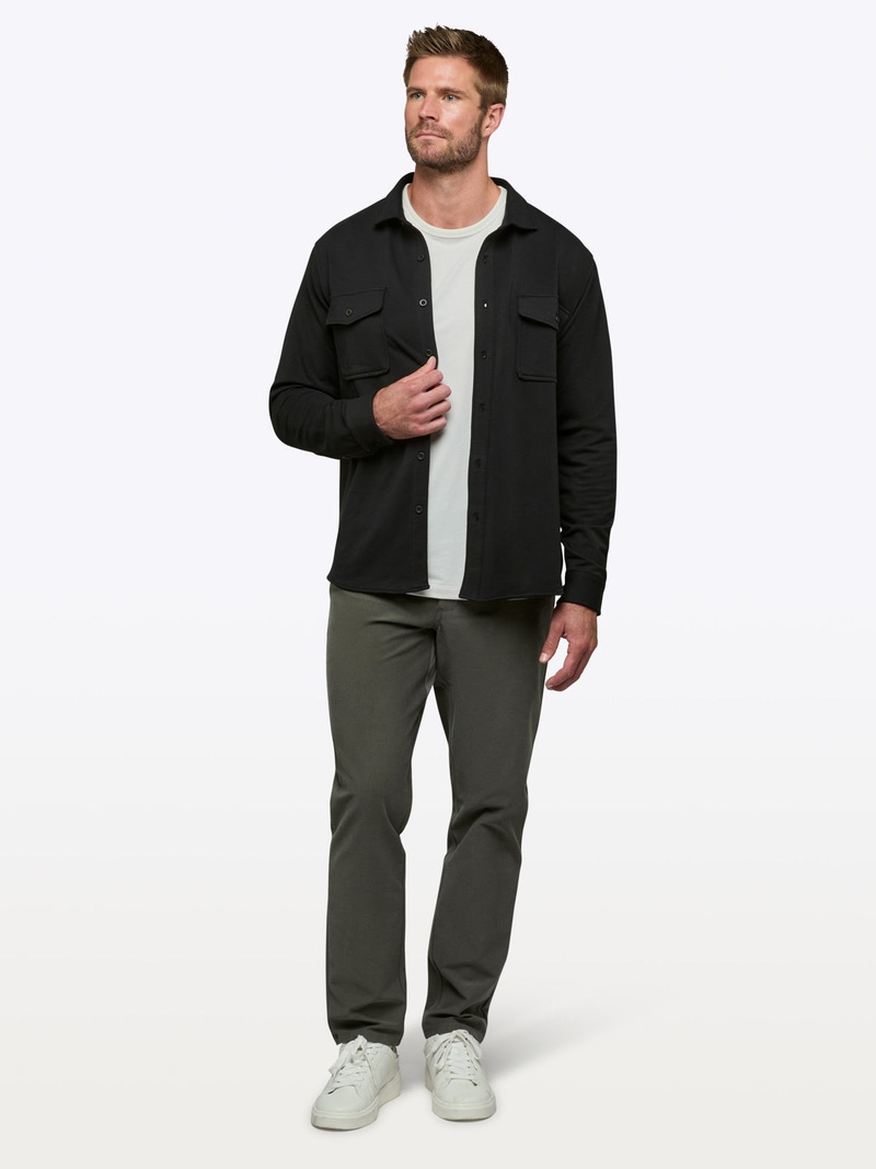 Men's Hyperloop Overshirt, Black