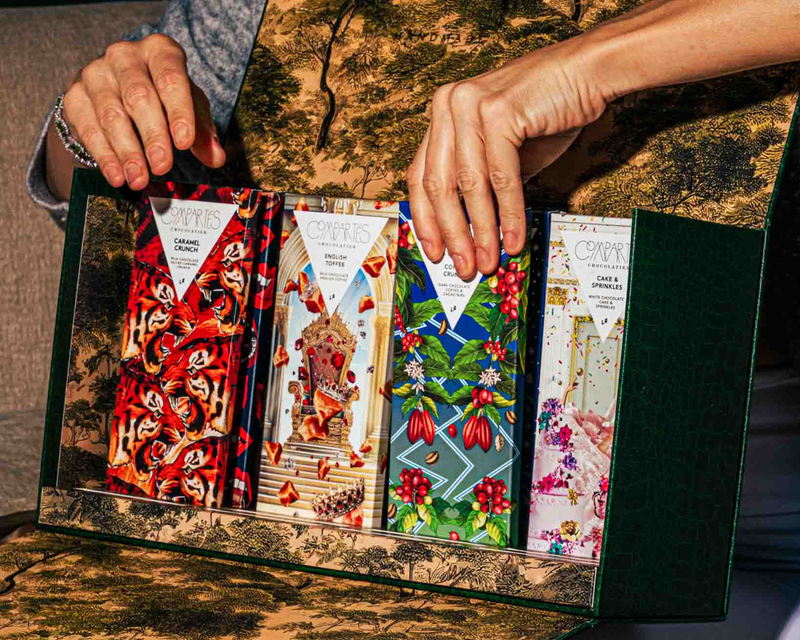 Gourmet Chocolate Bars Gift Box Trunk