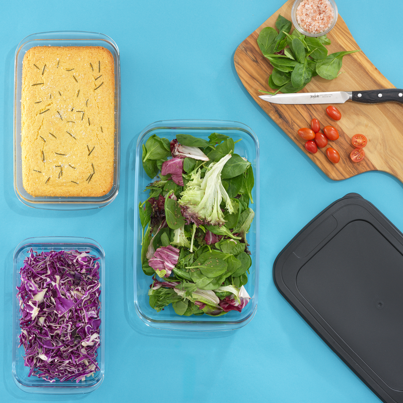 Borosilicate Glass Baking Dish Set of 4 with Airtight Lids