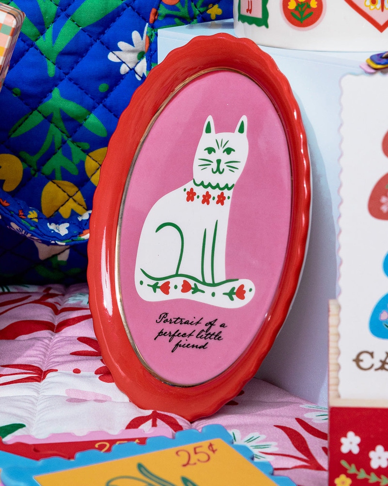 Cat Portrait Trinket Tray