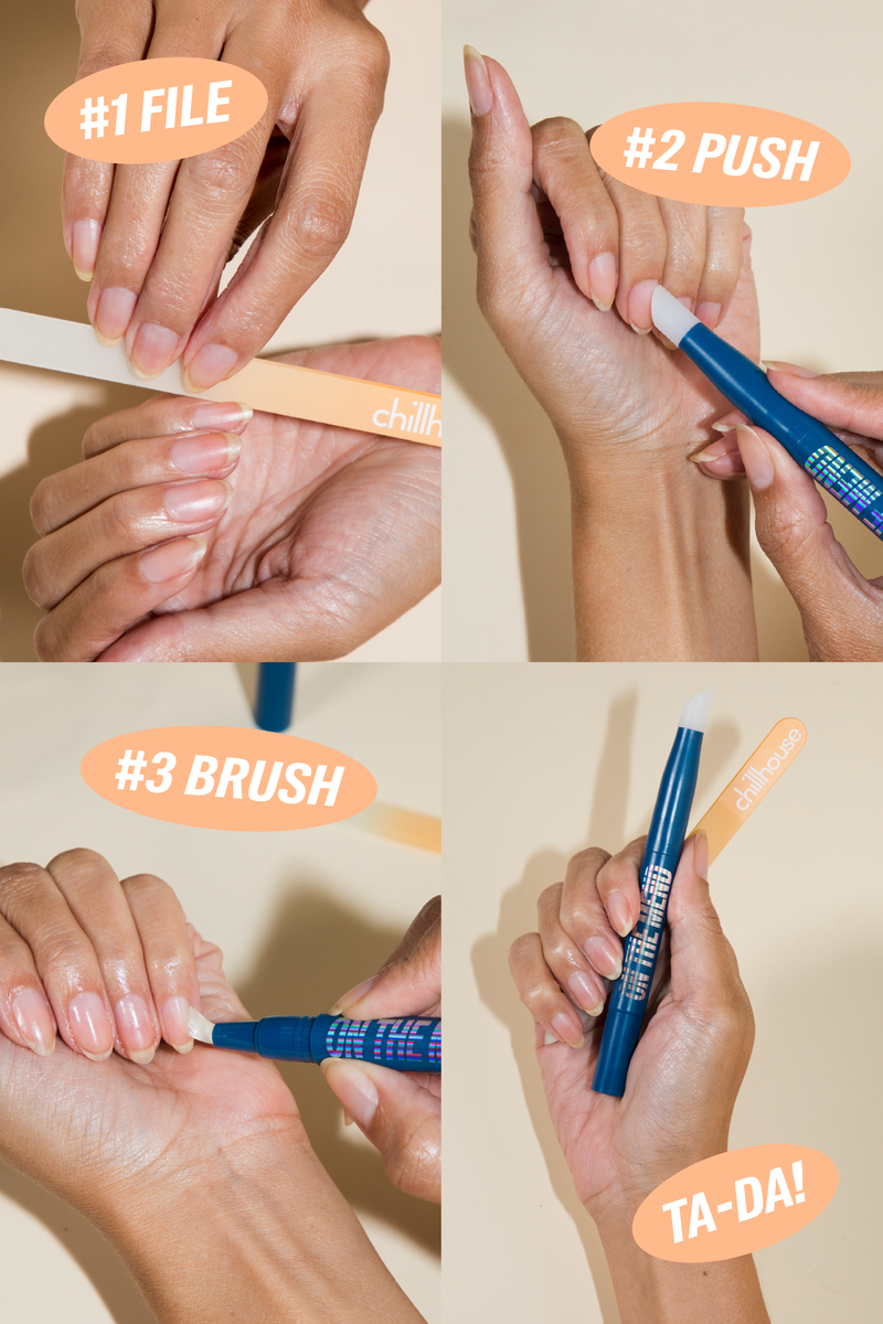 On the Mend Instant Mani Makeover Tool Set