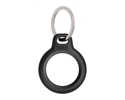Secure Holder with Key Ring for Apple Airtag