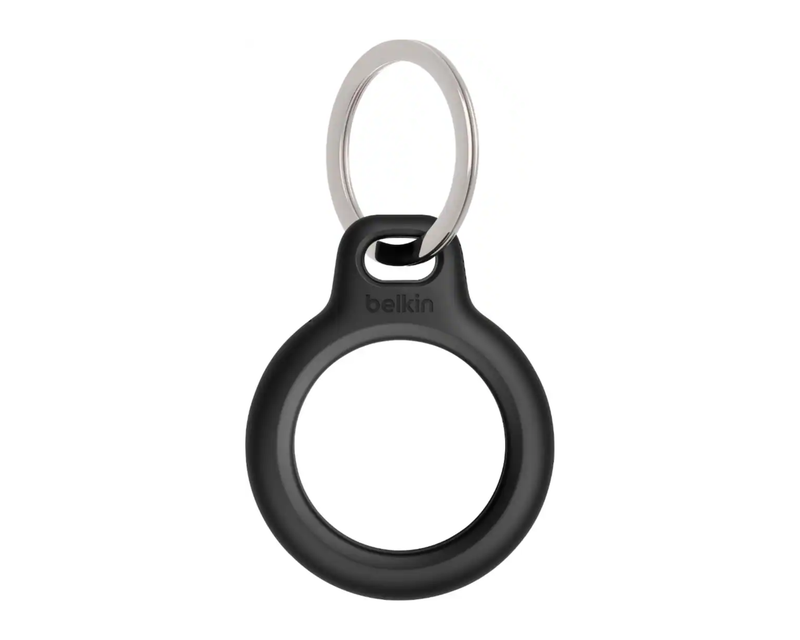 Secure Holder with Key Ring for Apple Airtag