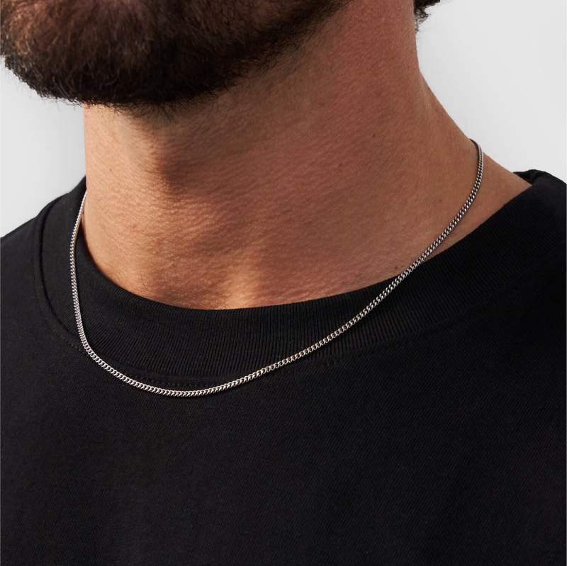 Silver Connel Chain 2mm