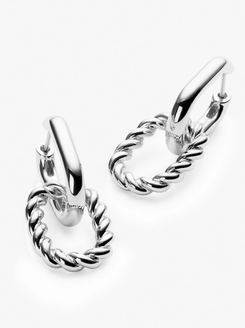 Ash Double Hoop Earrings