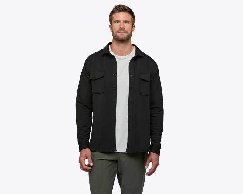 Men's Hyperloop Overshirt, Black