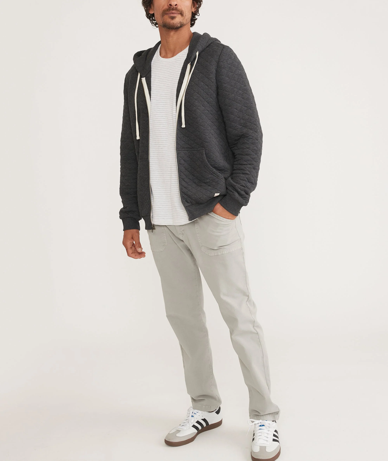 Men's Corbet Quilted Full Zip Hoodie