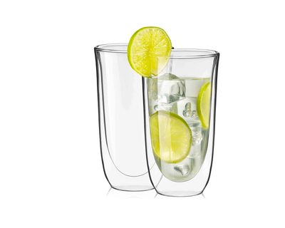 DoubleWall Highball Glasses, Set of 2