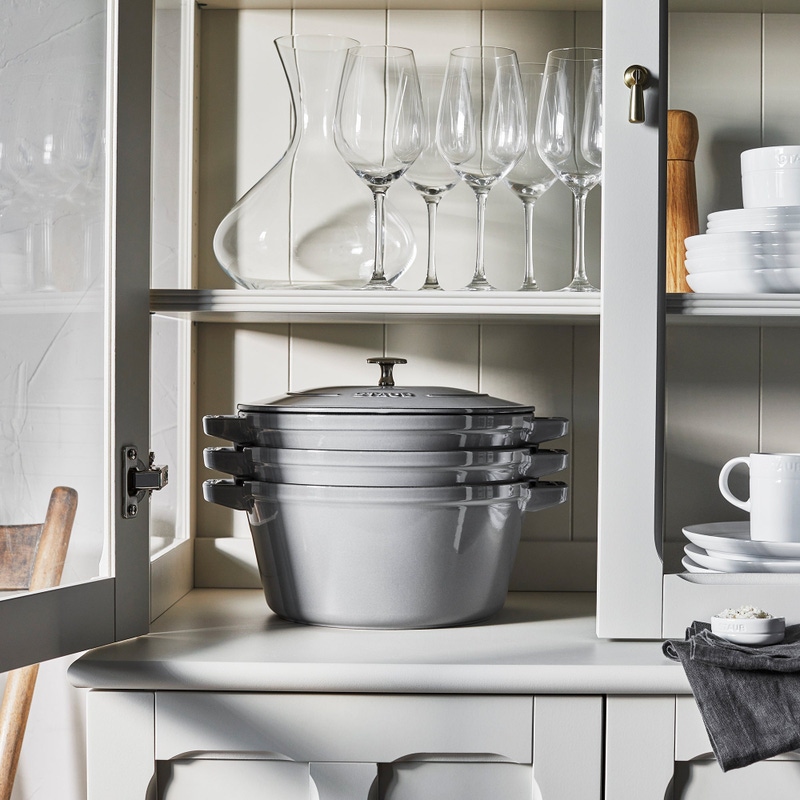 Cast Iron 4-Piece Stackable Set