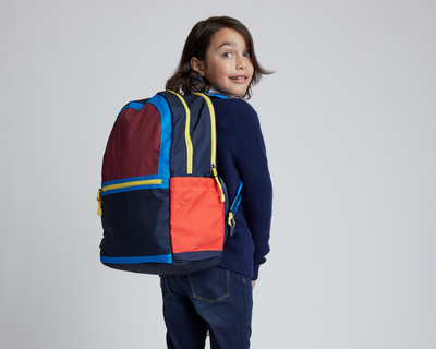 Large Recycled Double Pocket Backpack