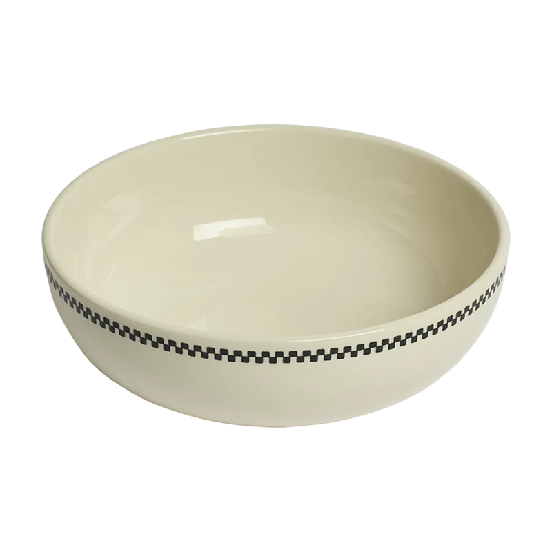 Checkerboard Pasta Bowl