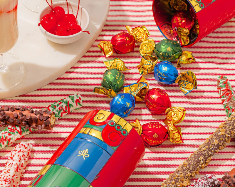 Nutcracker Chocolate-Covered Pretzel Gift Tin