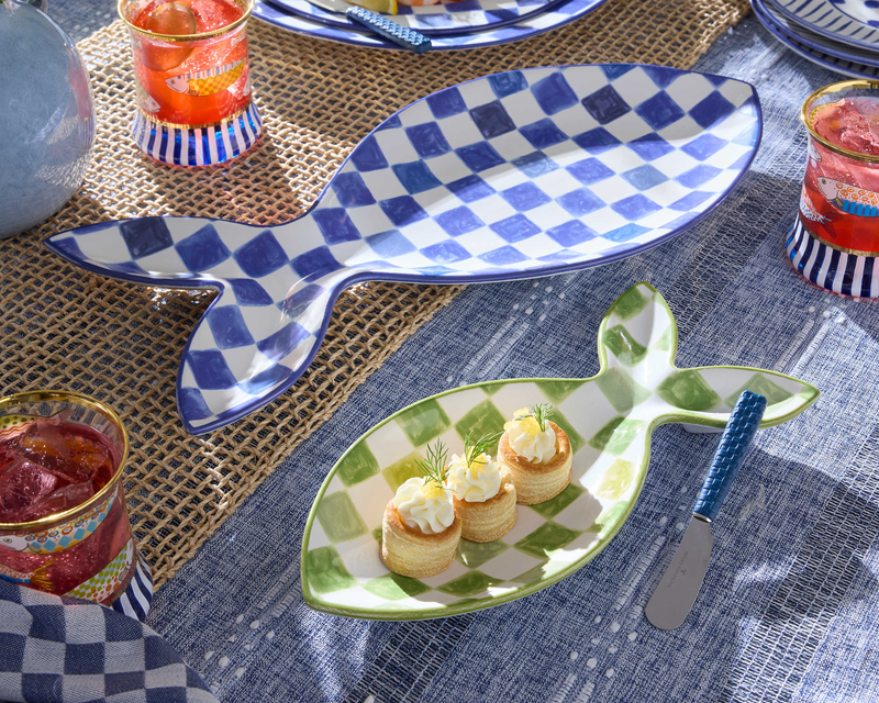 Go Fish Serving Platters, Set of 2