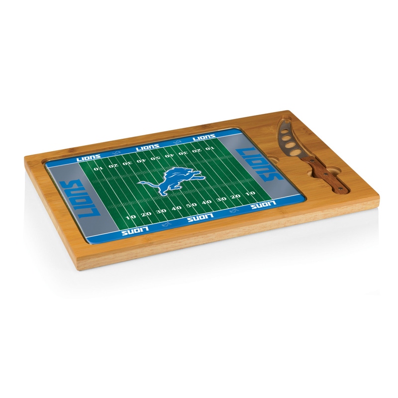 NFL Icon Glass Top Cutting Board & Knife Set