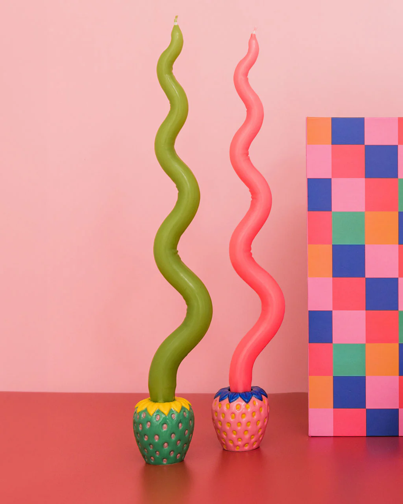 Ceramic Tapered Candle Holder Set