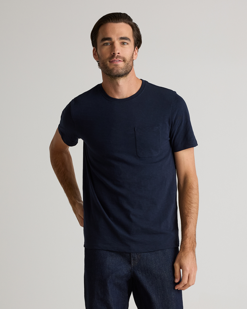 100% Organic Cotton Slub Pocket Tee