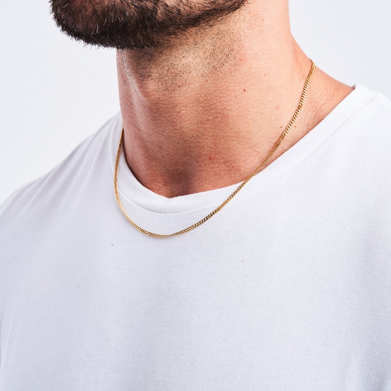 18K Gold Connel Chain 2mm