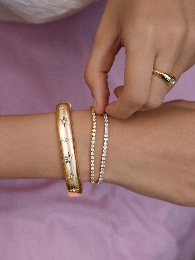 Astra Celestial Hinge Bangle