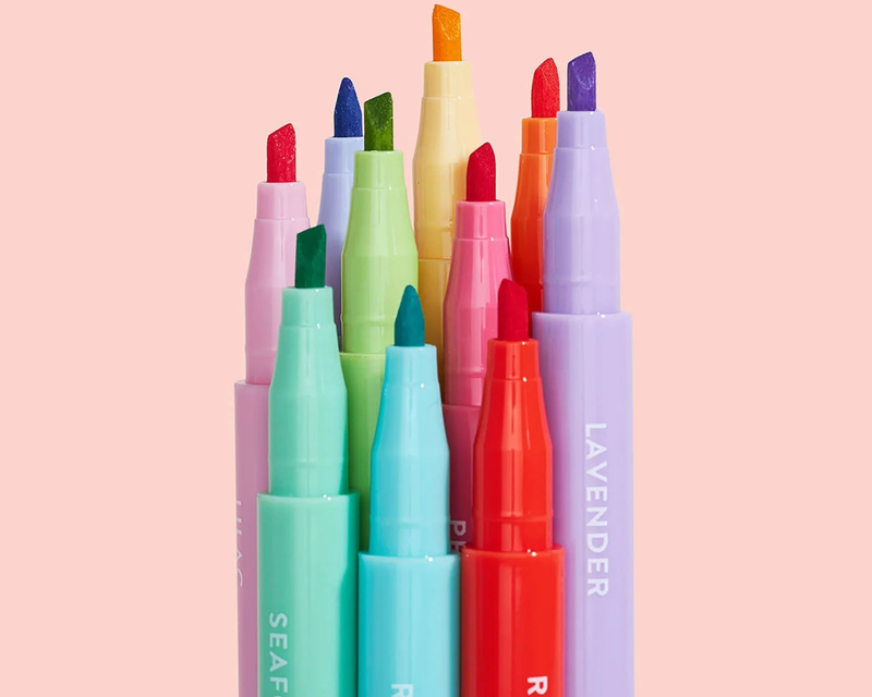 Essentials Fine Tip Highlighters 10-pack