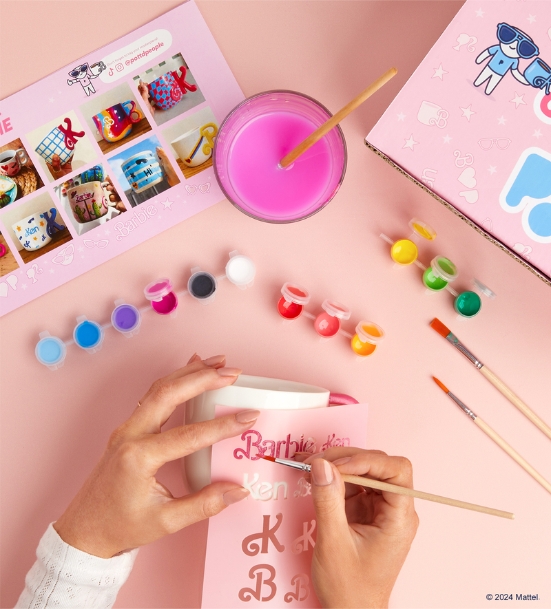 Barbie x Pott'd Paintable Mug Set