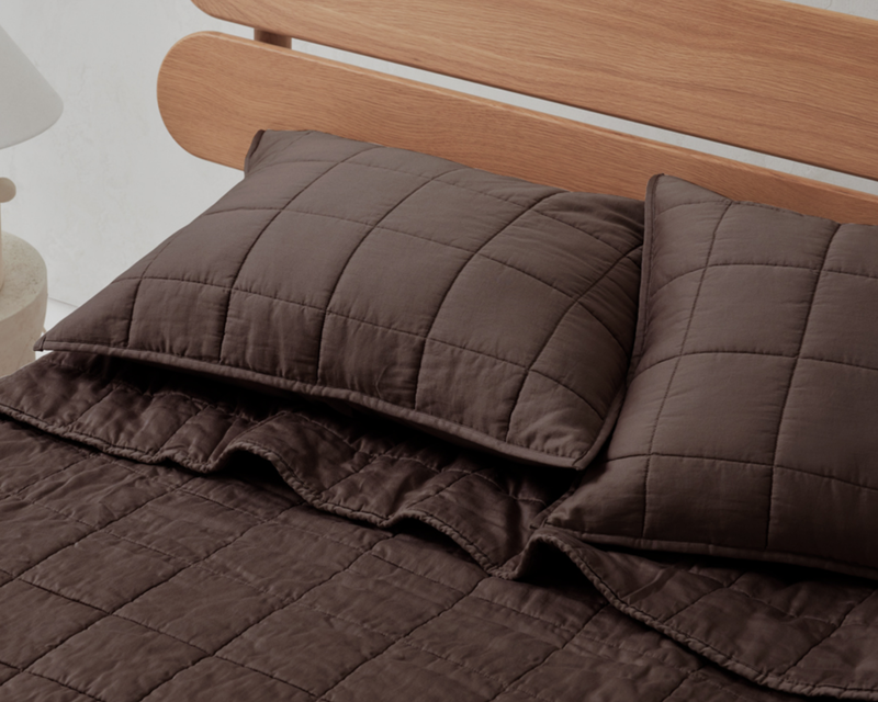 Organic Quilted Sham 2-Pack, King