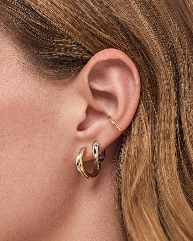 Asher Medium Hoop Earrings