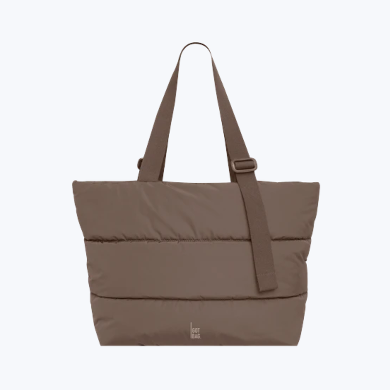 Branded Puffer tote