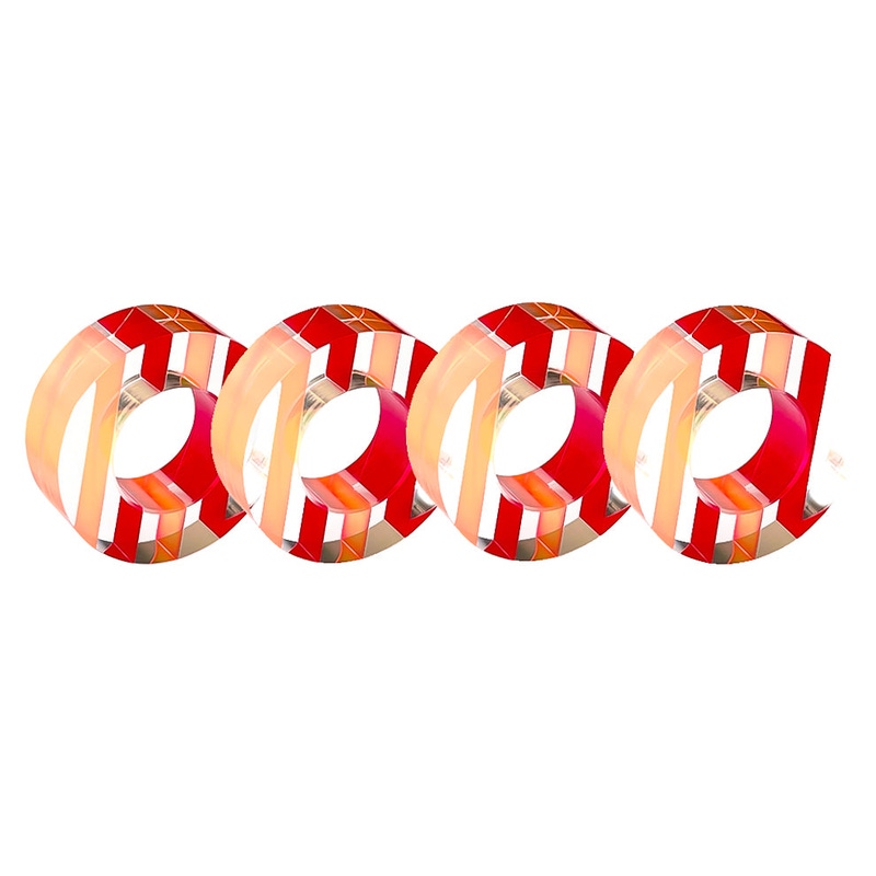 Colorful Napkin Rings, Set of 4