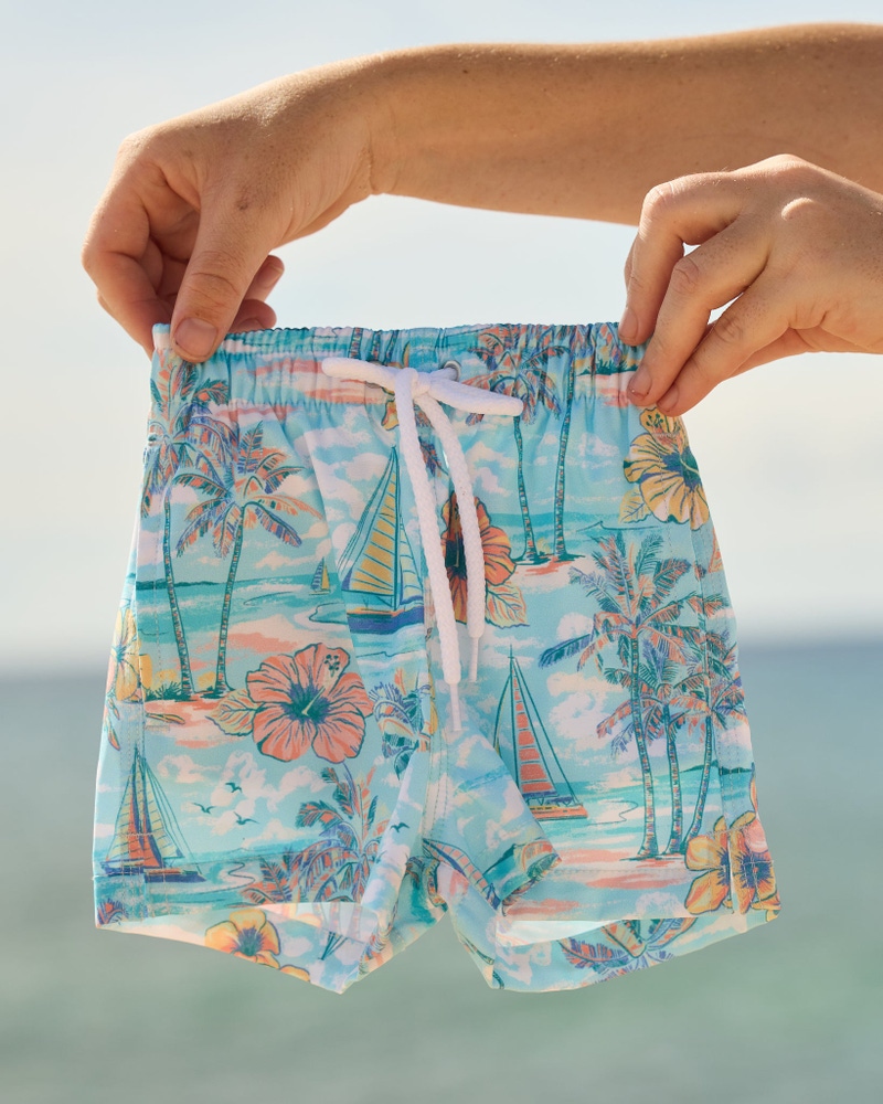 The BVIs Boys Swim Trunks UPF 50+
