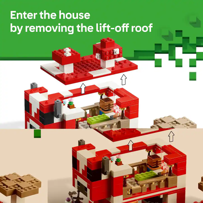 Lego Minecraft: The Mooshroom House
