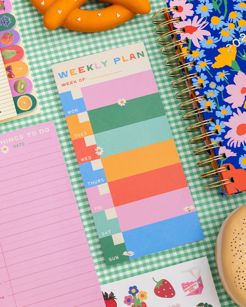 Weekly and Daily Planner Pad Set