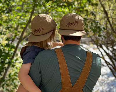 Howdy Twinsie Adult and Kids Hat Set