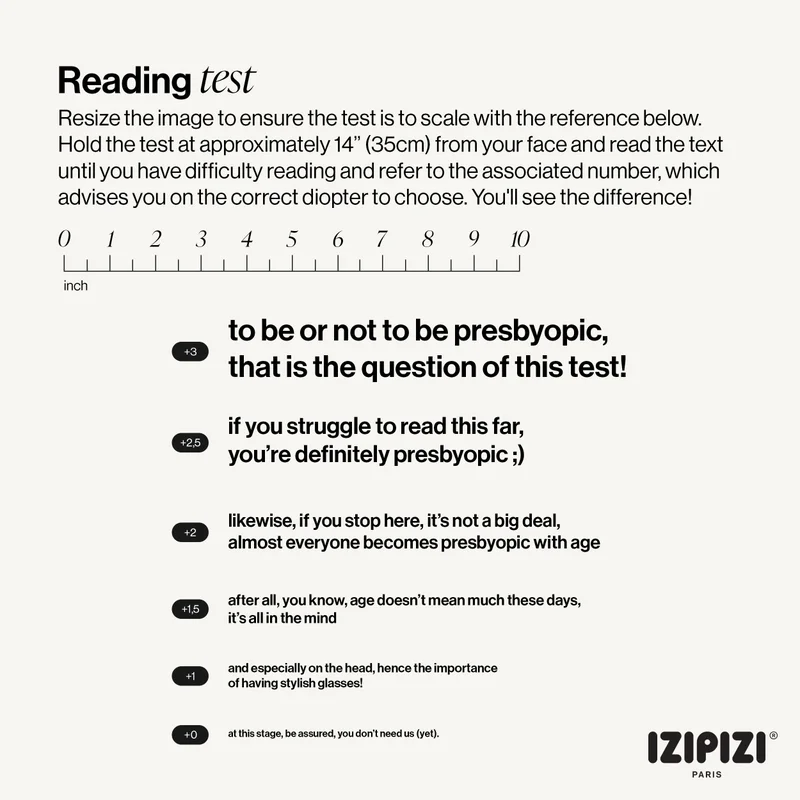 Reading Glasses #C Black Frame