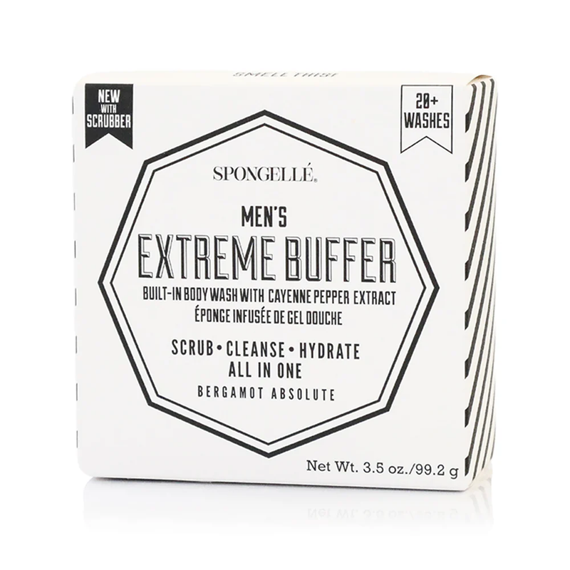 Men's Body Wash Infused Buffer Sponge