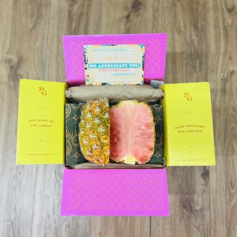 We Appreciate You Pinkglow® Pineapple Gift Box