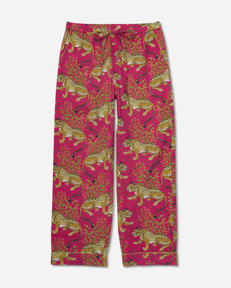 PJ Pants in Bagheera, Hot Pink