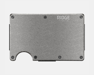 Stonewashed Titanium Ridge Wallet