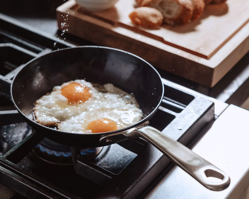 8" Seasoned Carbon Steel Frying Pan