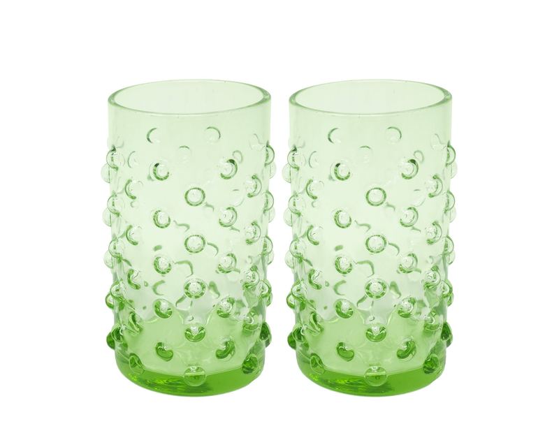 Jade Lime Hi Ball Glass Set