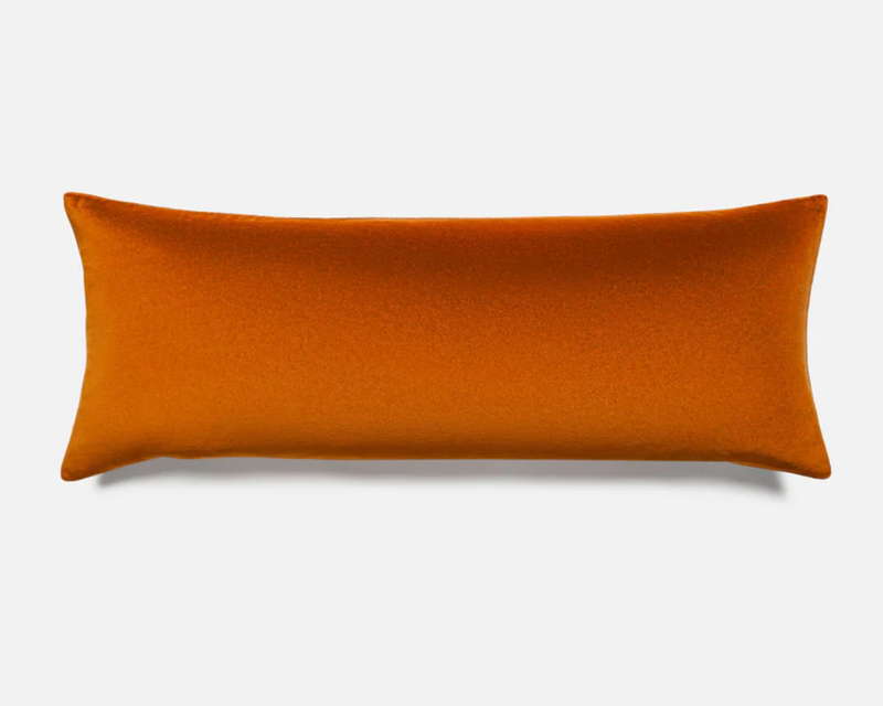 Cotton Velvet Lumbar Pillow Cover