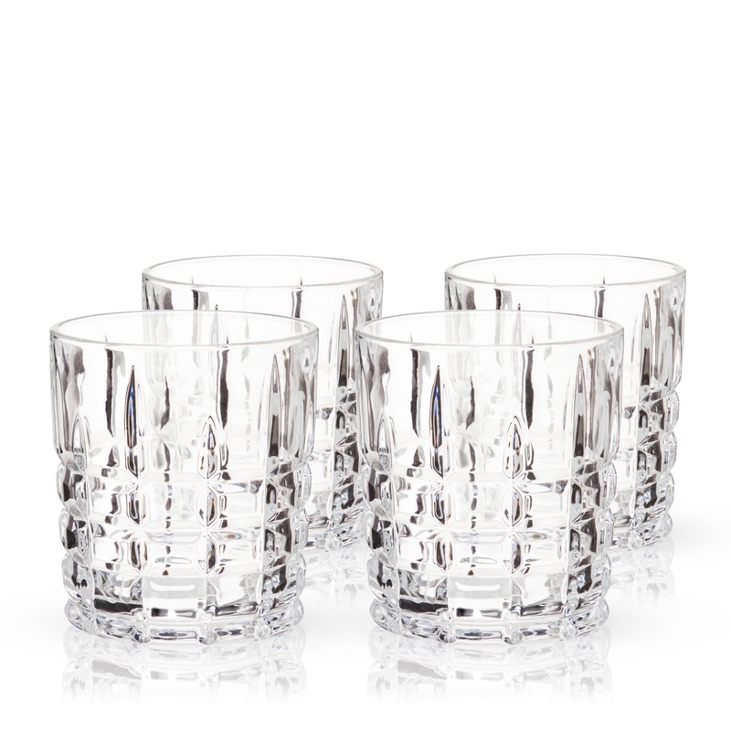 Highland Crystal Tumblers, Set of 4