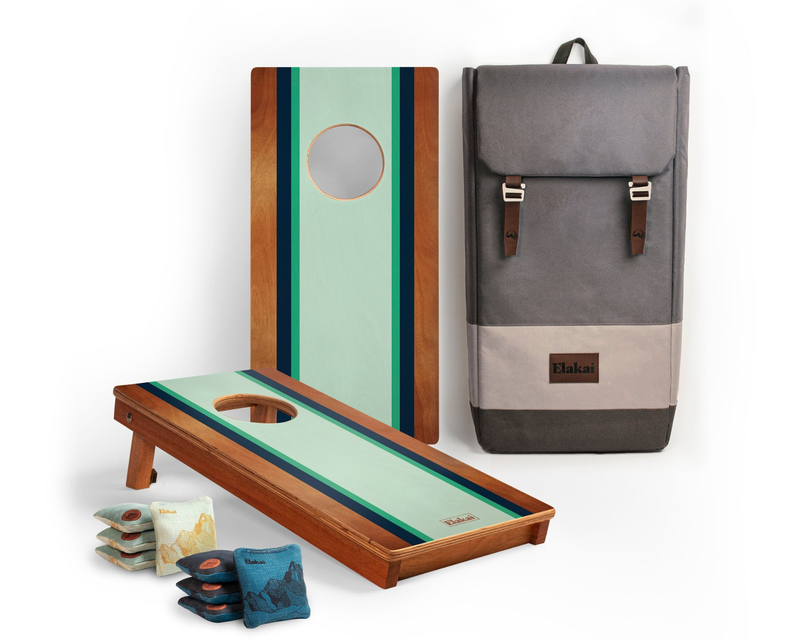 Mahogany Travel Cornhole Board Set