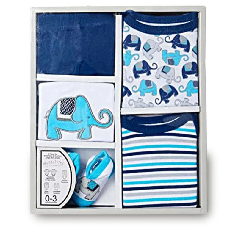 Newborn Baby 5 Piece Gift Set