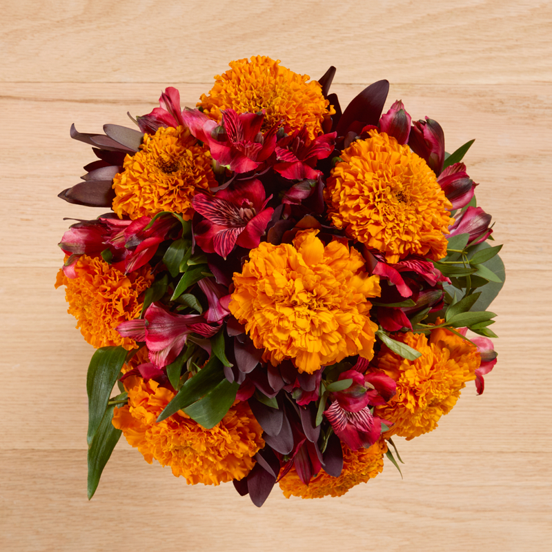 Bonfire Original Bouquet with Marina Vase