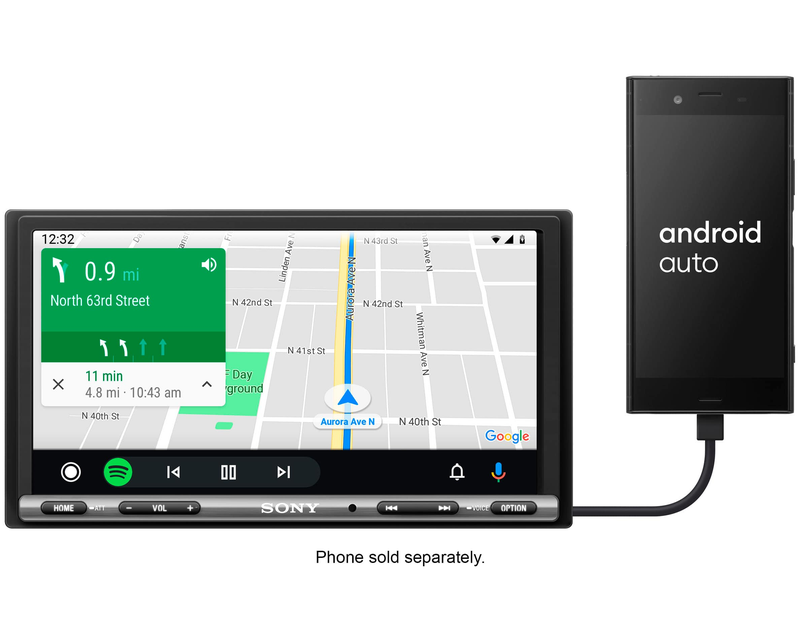 6.95" Android Auto and Apple CarPlay Bluetooth Digital Media Receiver