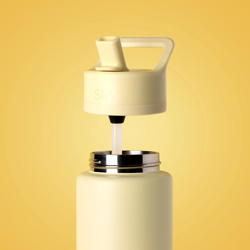 Summit Pattern Water Bottle with Straw Lid, 22oz