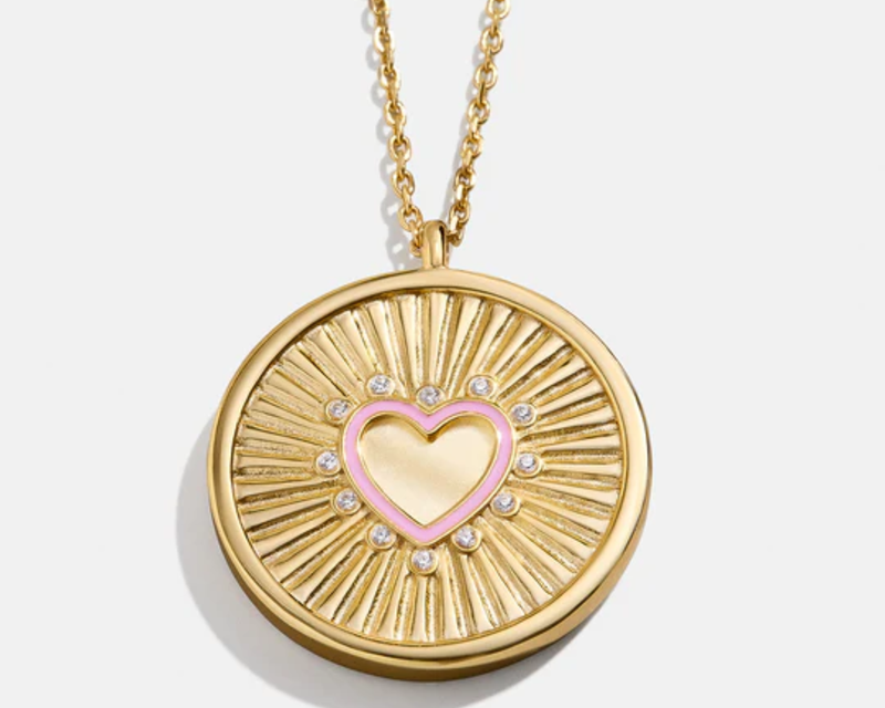 Heart Reversible Pendant Necklace 