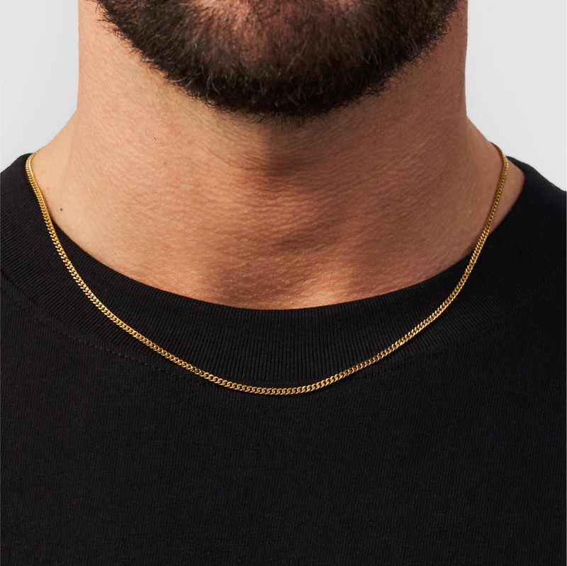 18K Gold Connel Chain 2mm