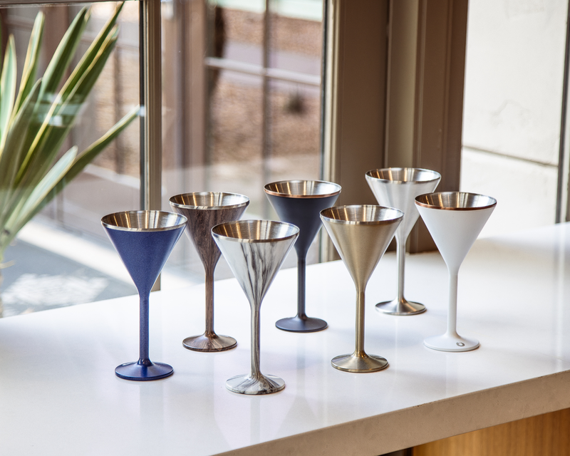 Stainless Steel Martini Glass